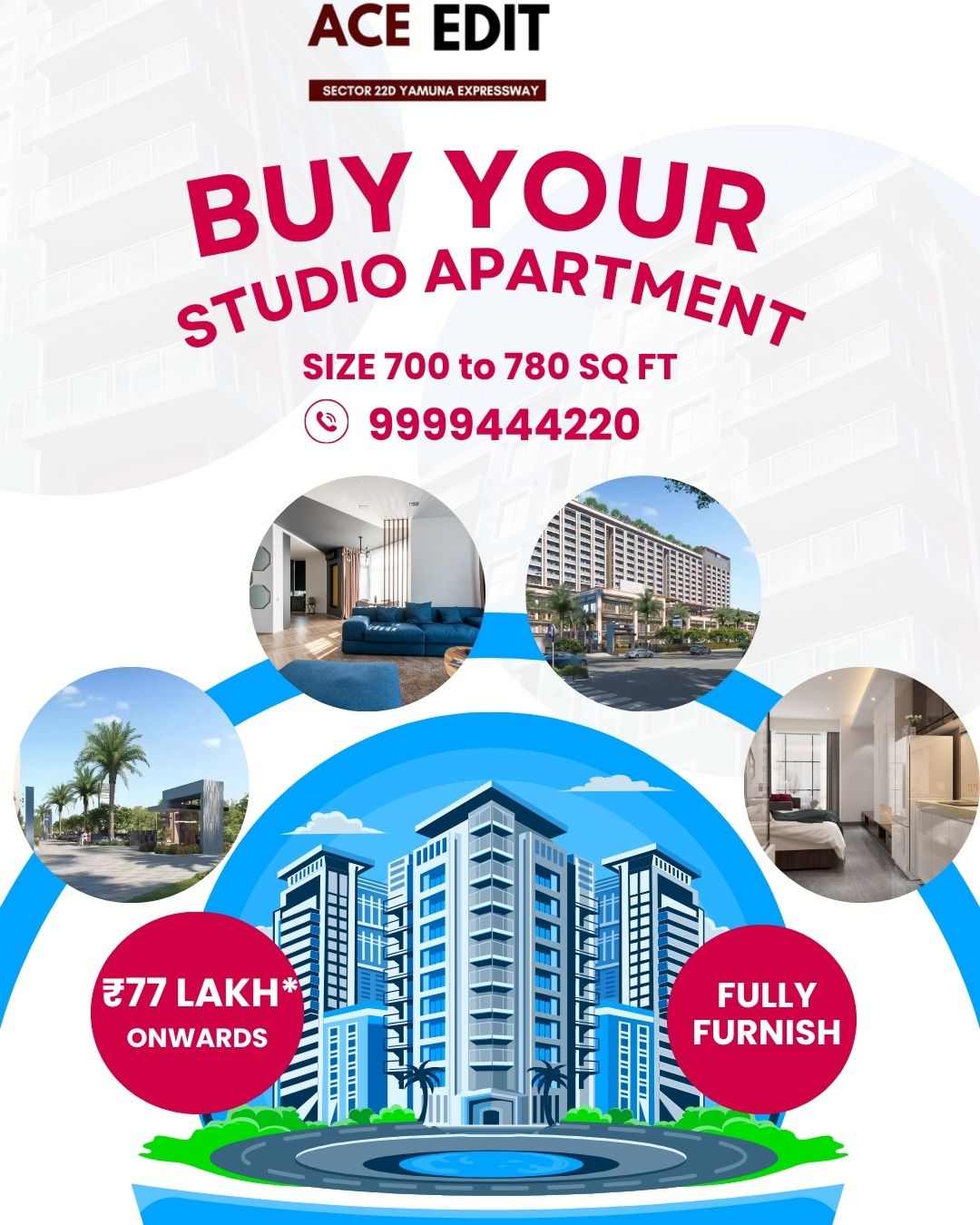 Compact Yet Grand – Ace Edit Studio Apartments Yamuna Expressway