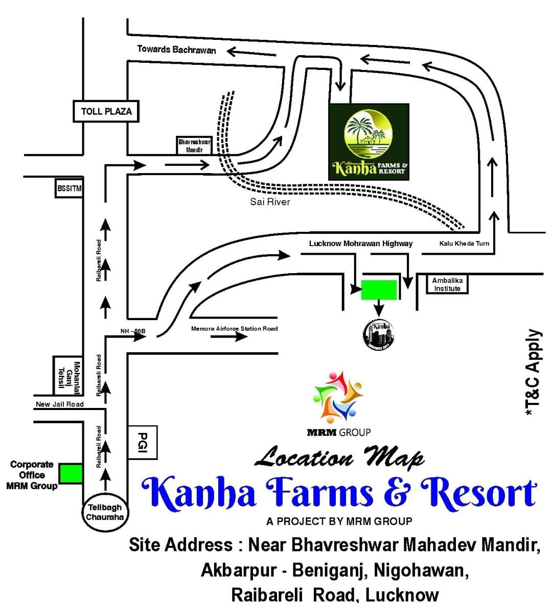 kanha Farms and Resort by MRM Group at 299sqft on Nigoha Mohanlalganj Raibareli road Lucknow 3