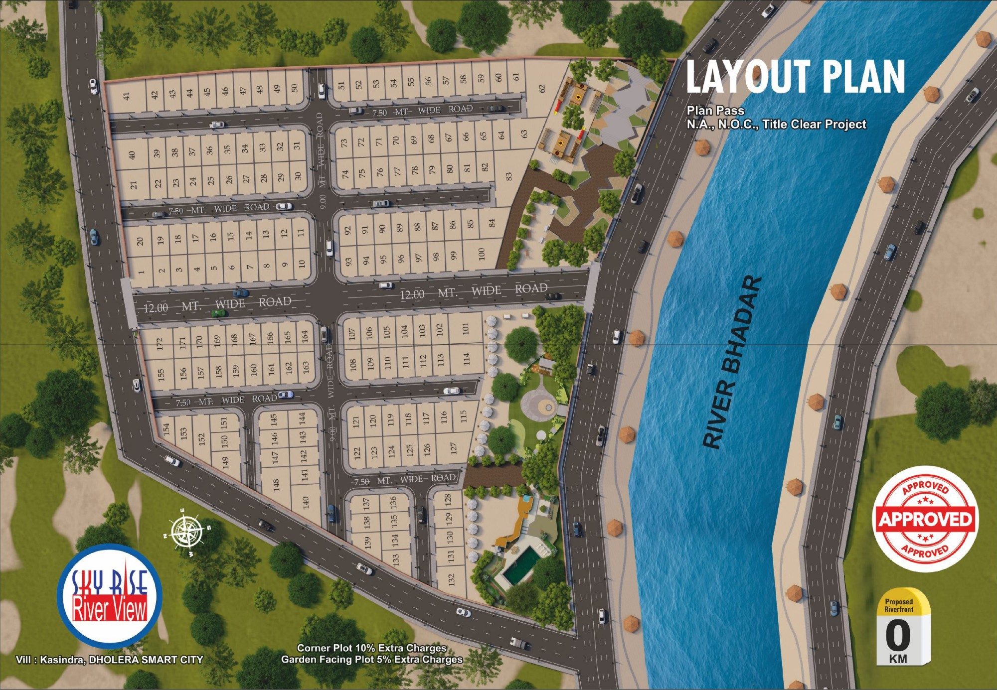 artificial river point Dholera s i r 3