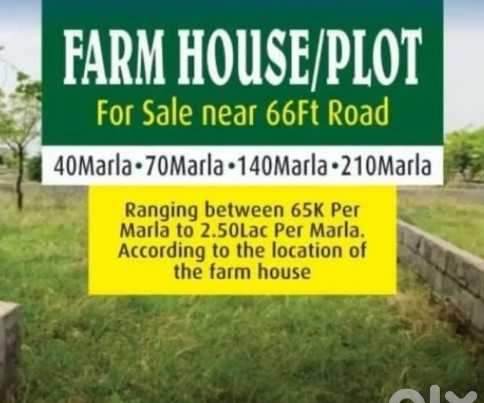 farm house for sale just 90000/ per marla near ct institute
