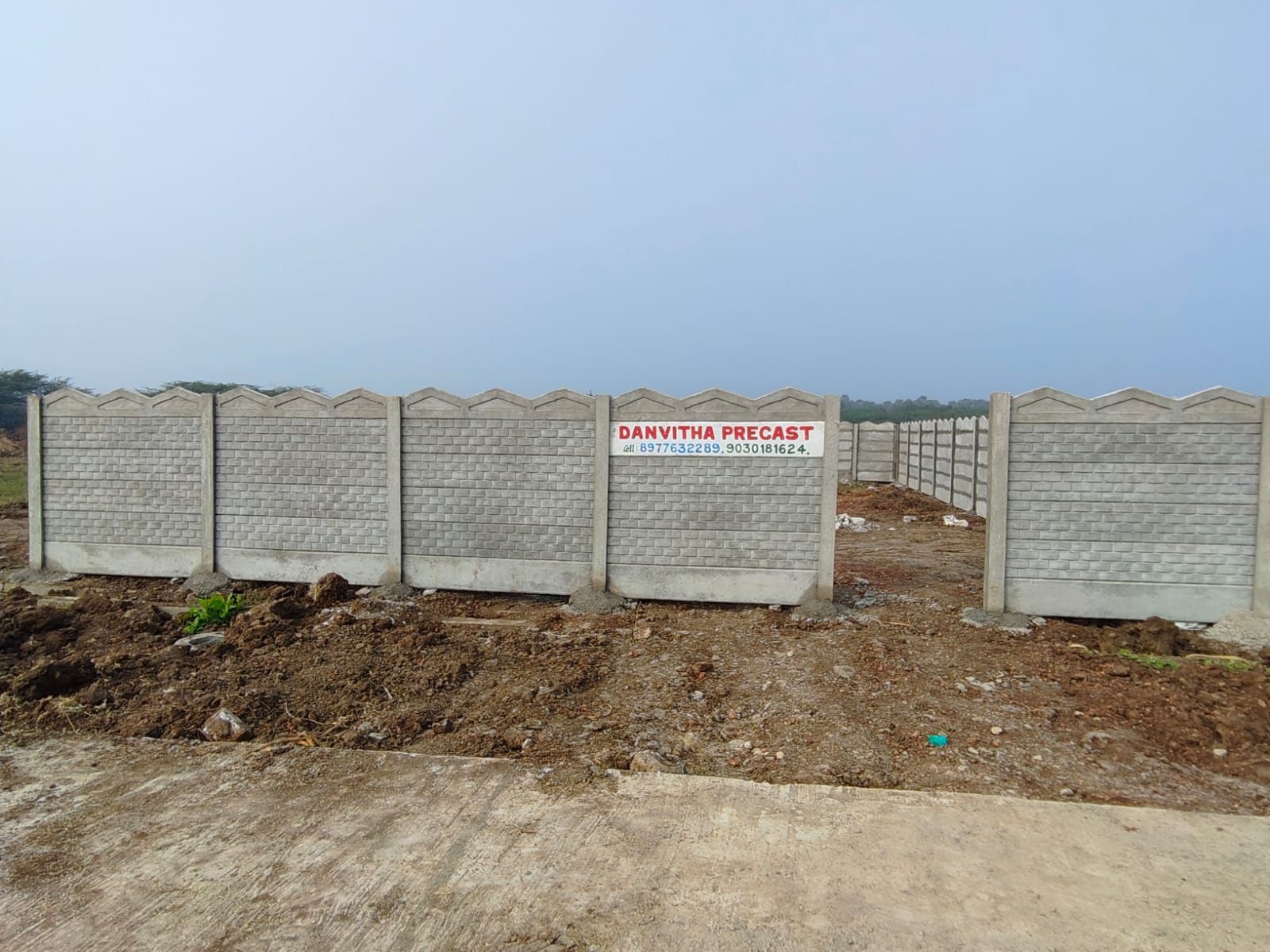 Well-Maintained East-Facing Vacant Land for Rent with Compound Wall 2