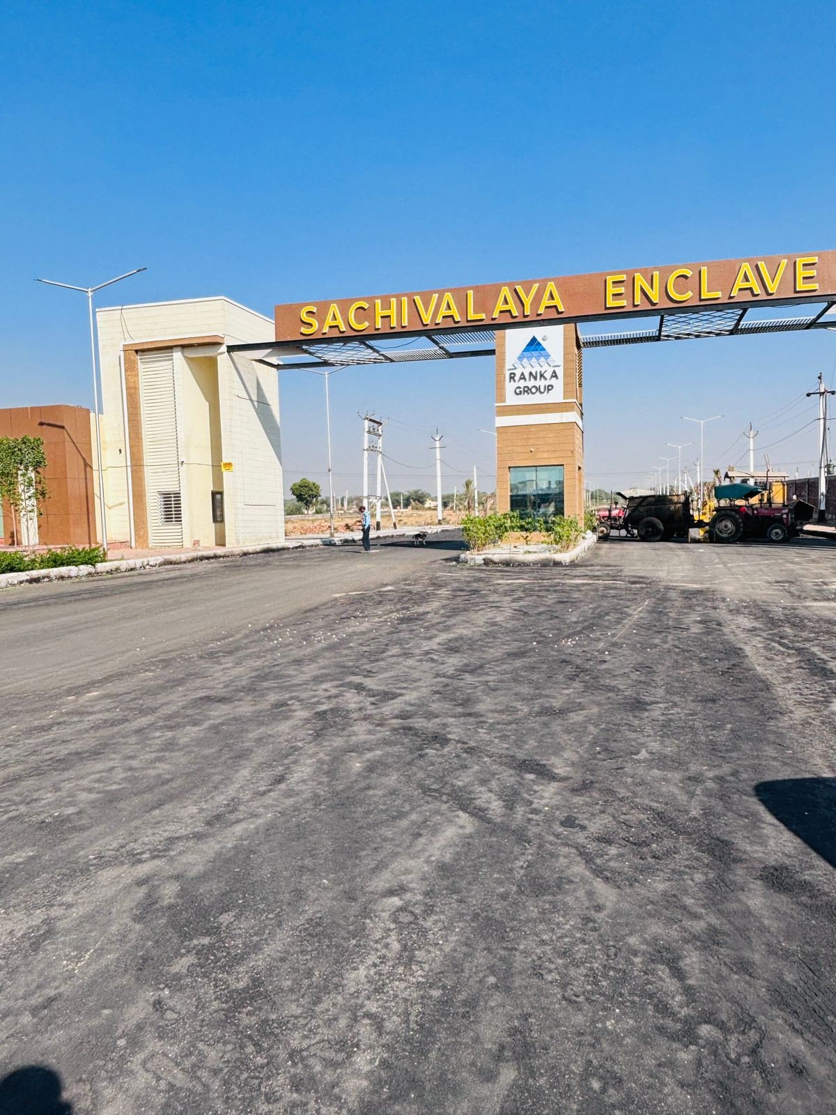 ajmer road bad ke balaji bus stand dhankya , project name = sachivalay enclave