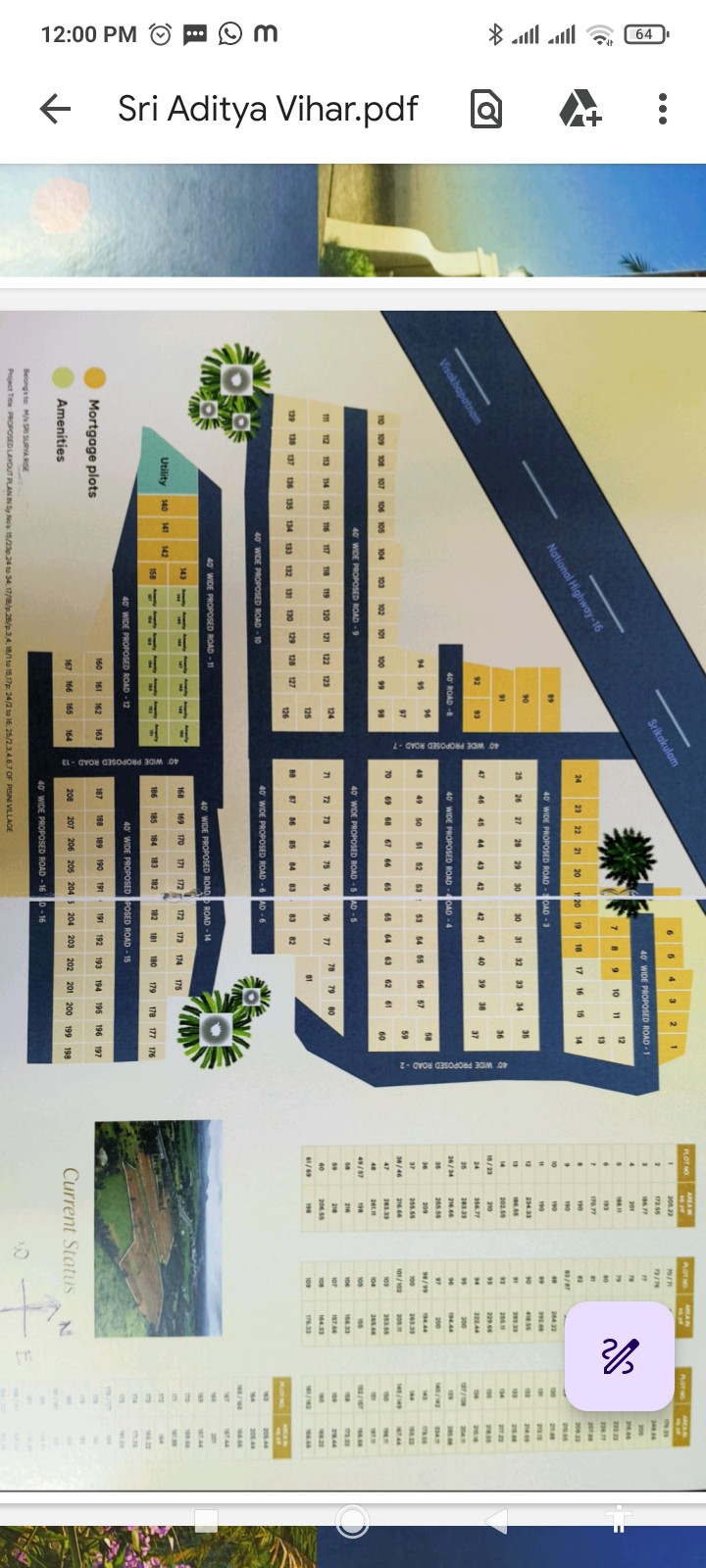 Highway facing layout