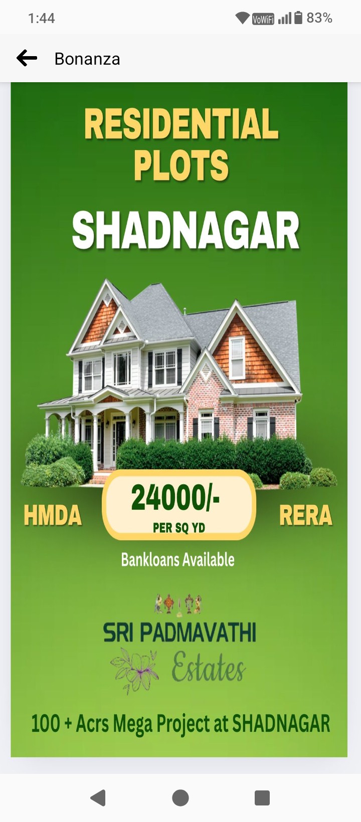 HMDA Plots For Sale in Shadnagar