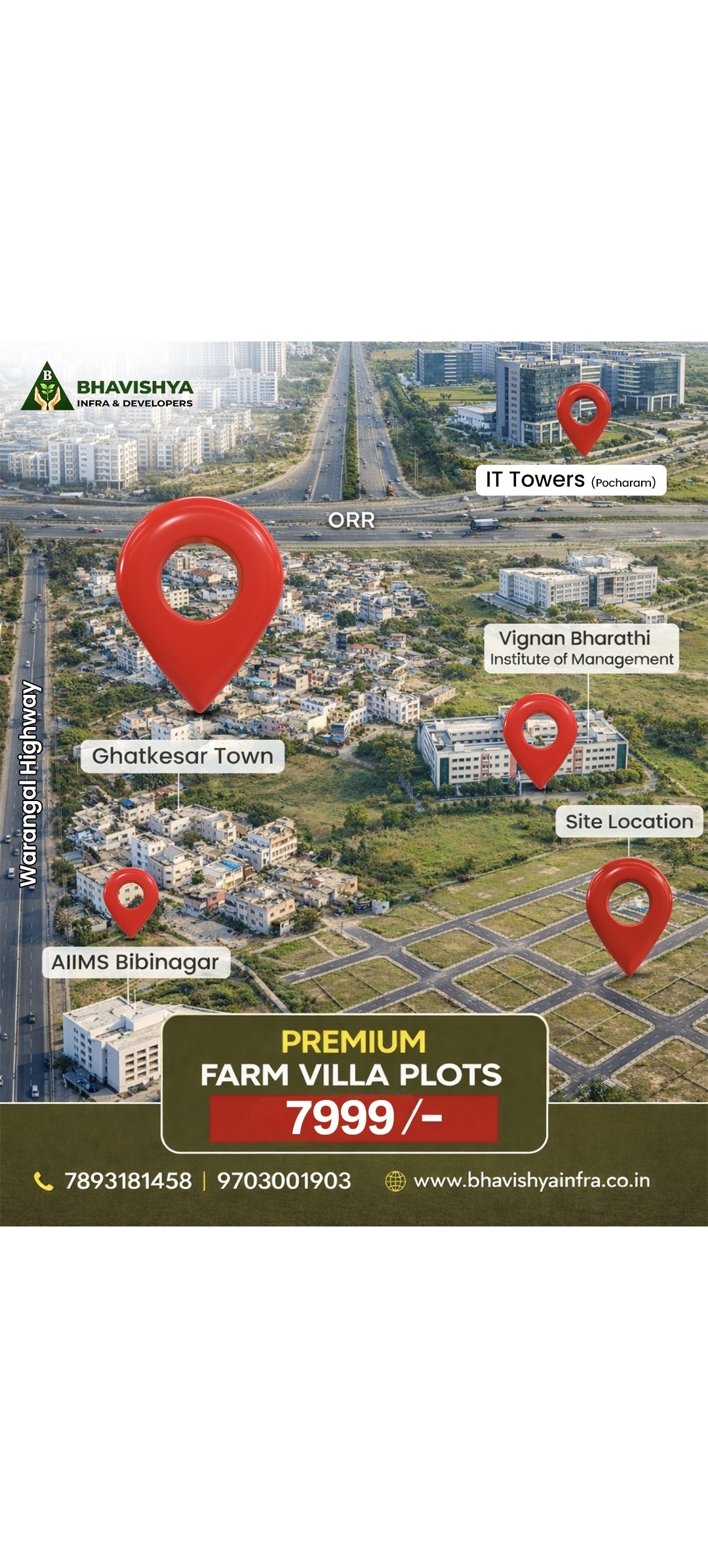 ghatkesar primium open Farm Plot