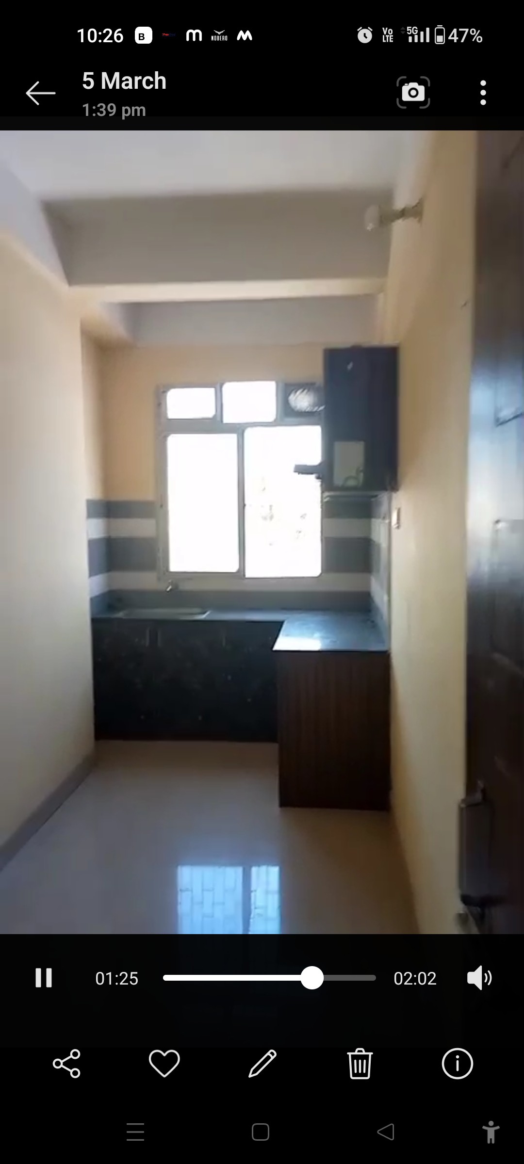 Spacious 2bhk new for sale , 3rd floor at a very very good location 2