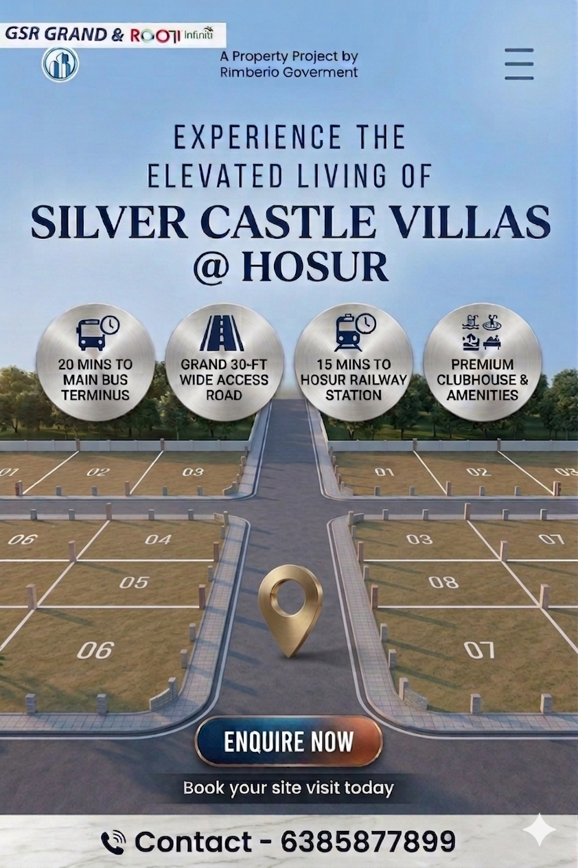 silver castle villas @ hosur