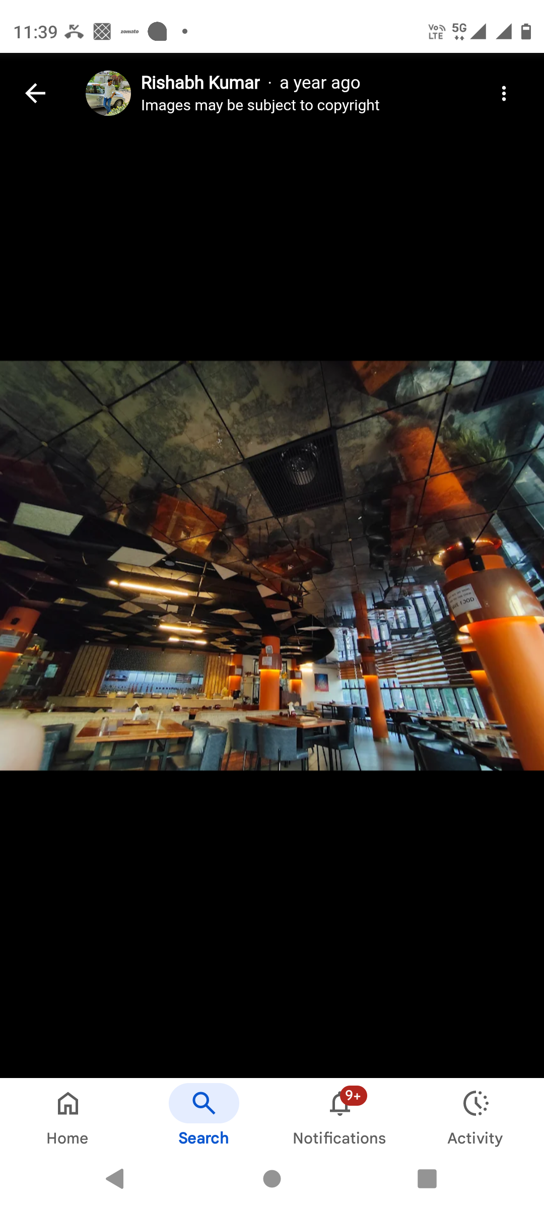 restaurant and banquet hall with bar setup available