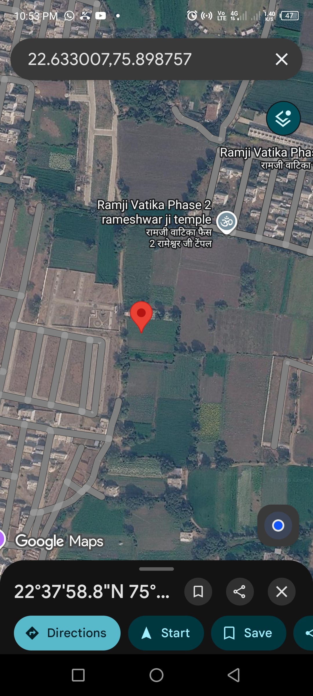 land in indore, mirzapur locality 2