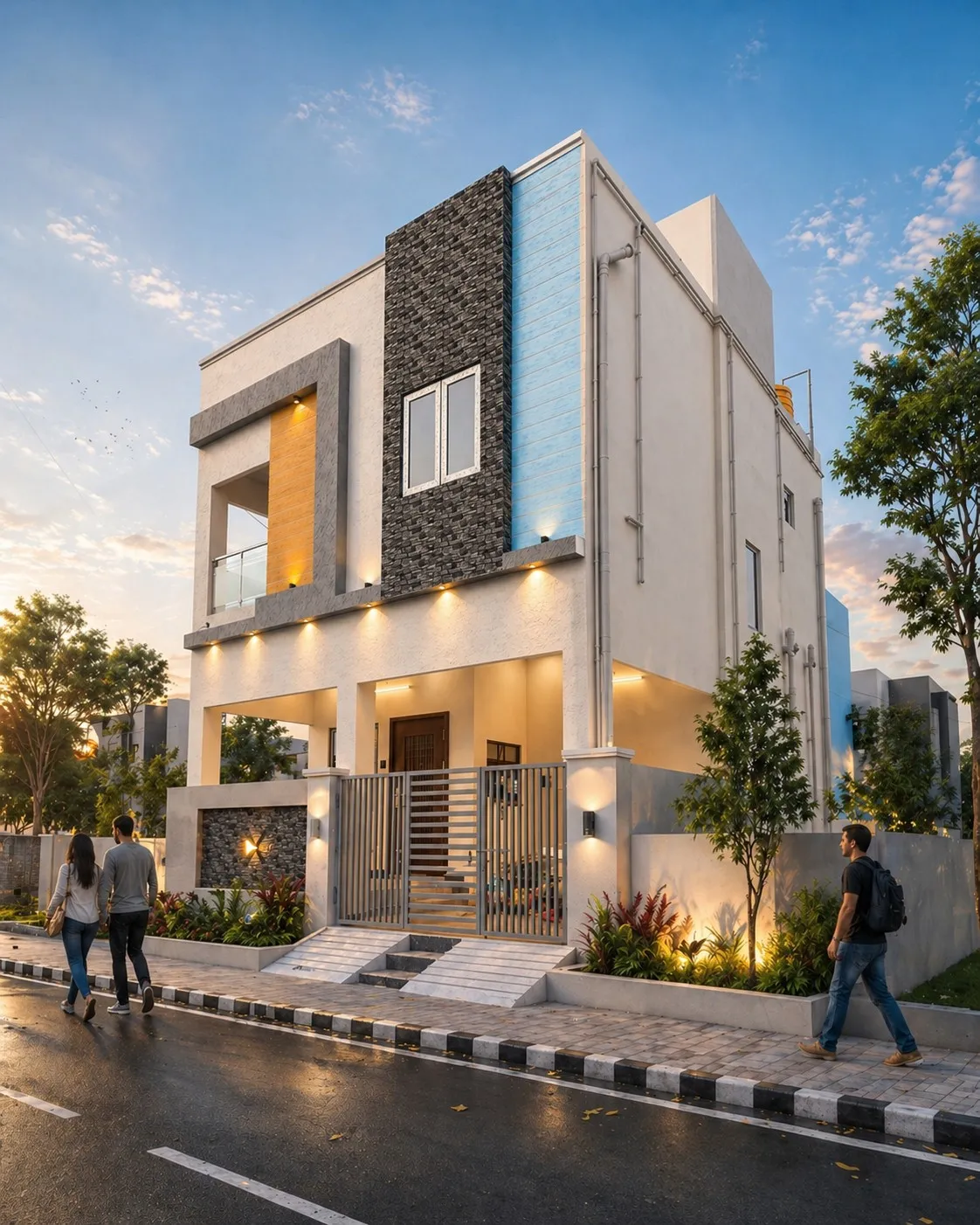 3BHK INDIVIDUAL DUPLEX VILLA FOR SALE AT THIRUNINRAVUR CHENNAI