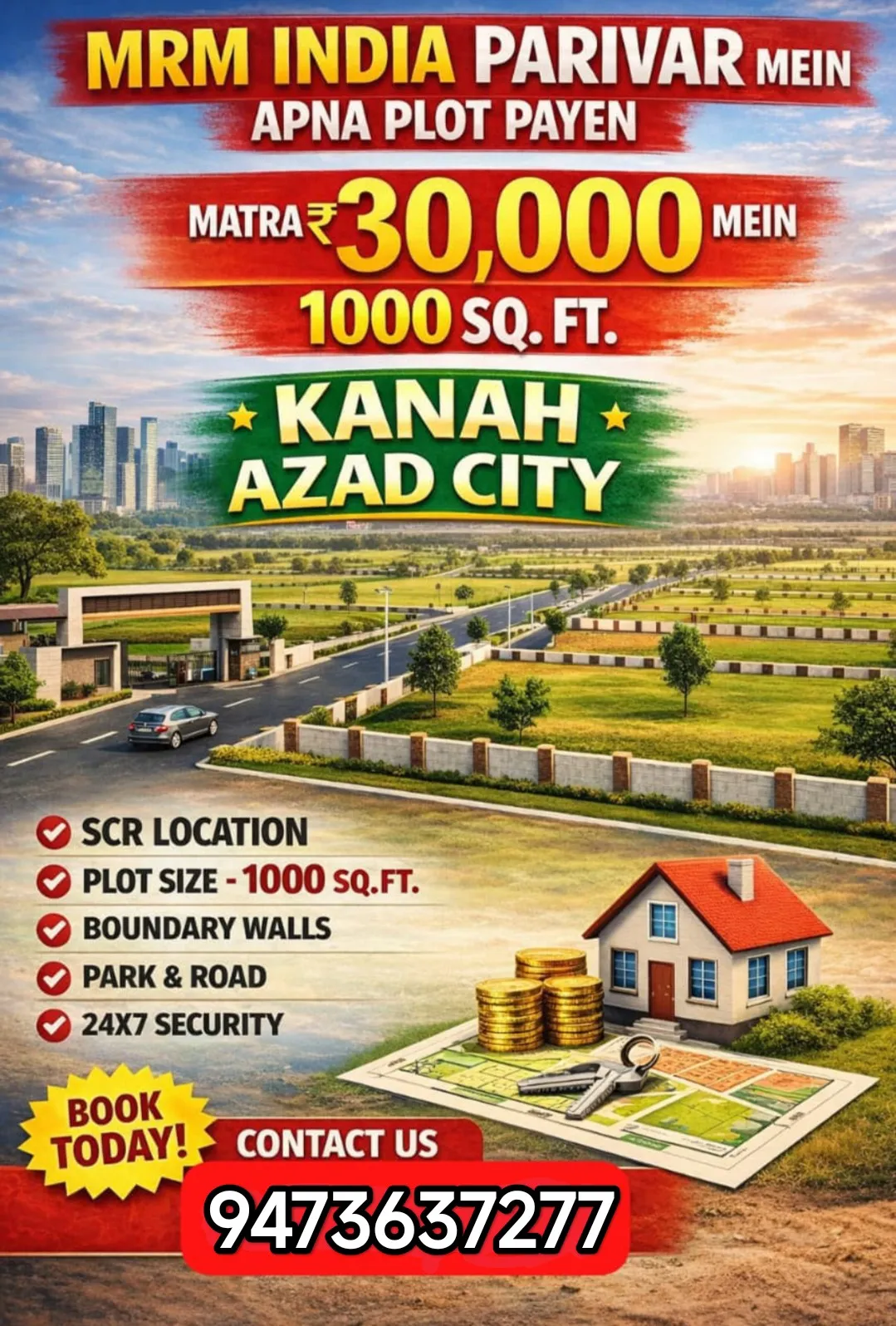 Kanha Azad City by MRM Group at 199sqft