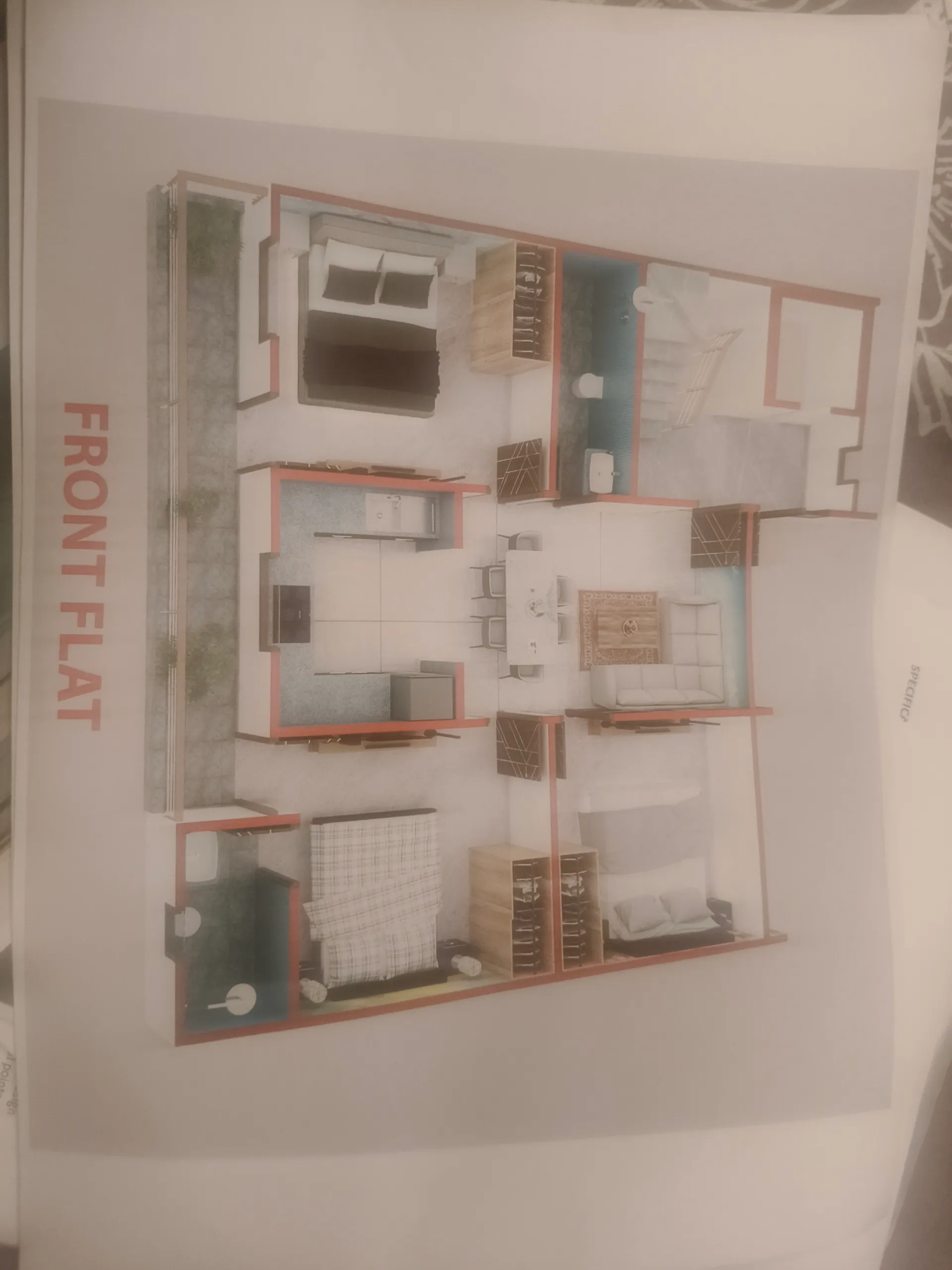 sale 3 bhk 2 washroom flats 3