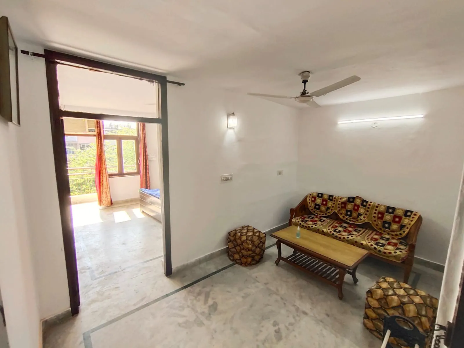 1Bhk fully furnished 4th top floor for rent in Giri Nagar Kalkaji 2