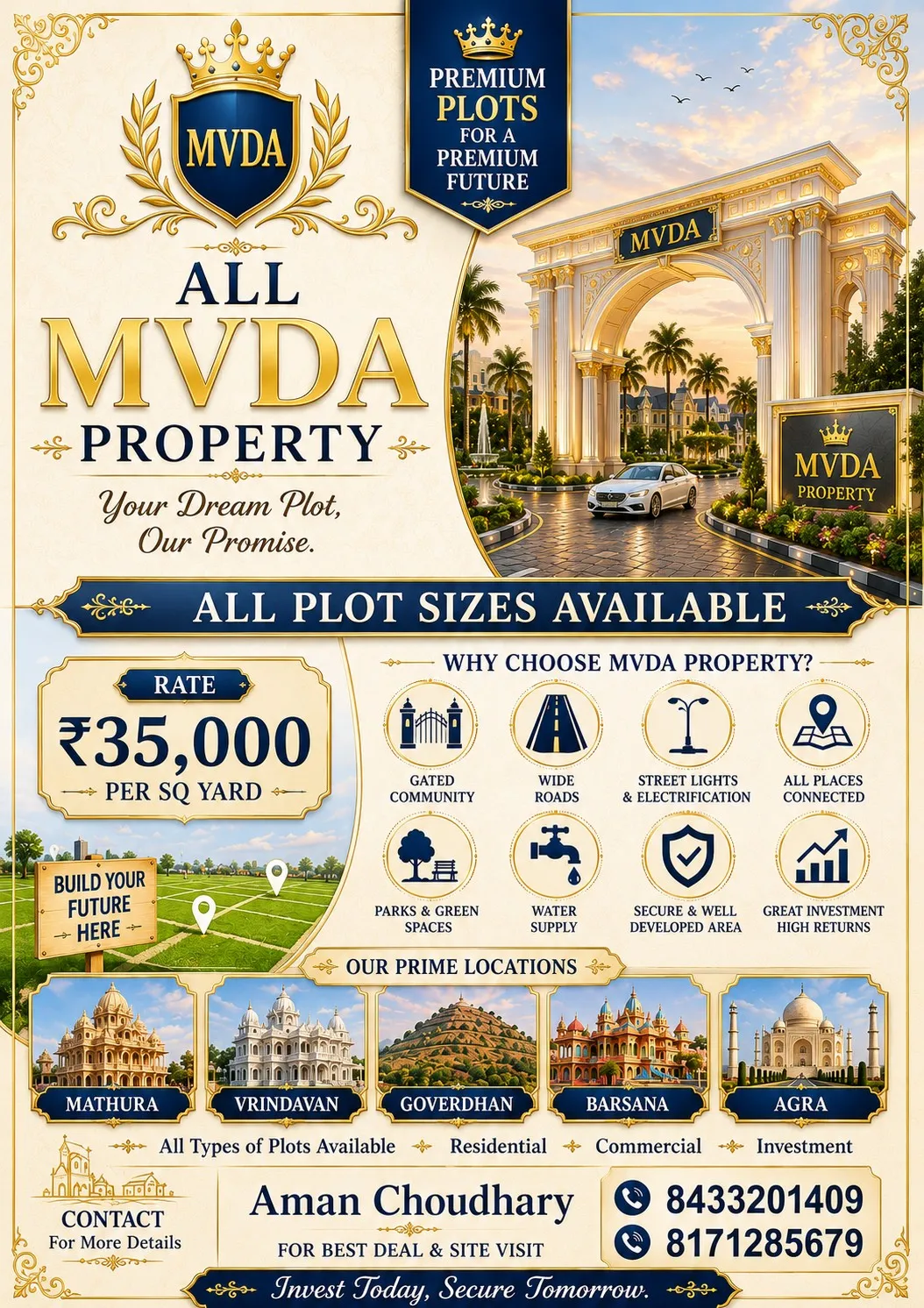 All MVDA PROJECT for sale in mathura vrindavan