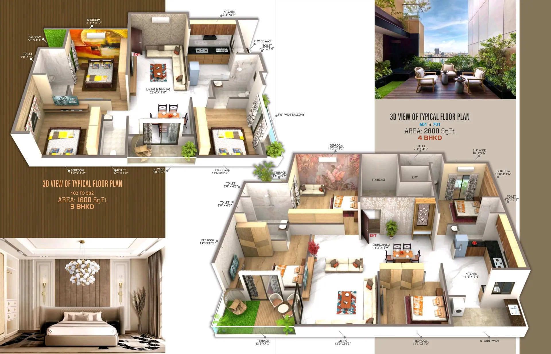 2bhk and 3bhk flats available