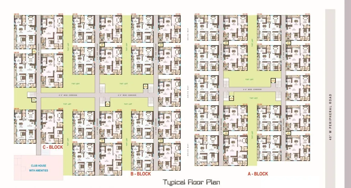 3 BHK LUXURIOUS APARTMENT FLATS FOR SALE in Tadepalli