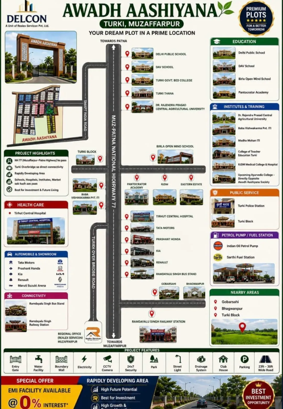 Get your plot in full society area