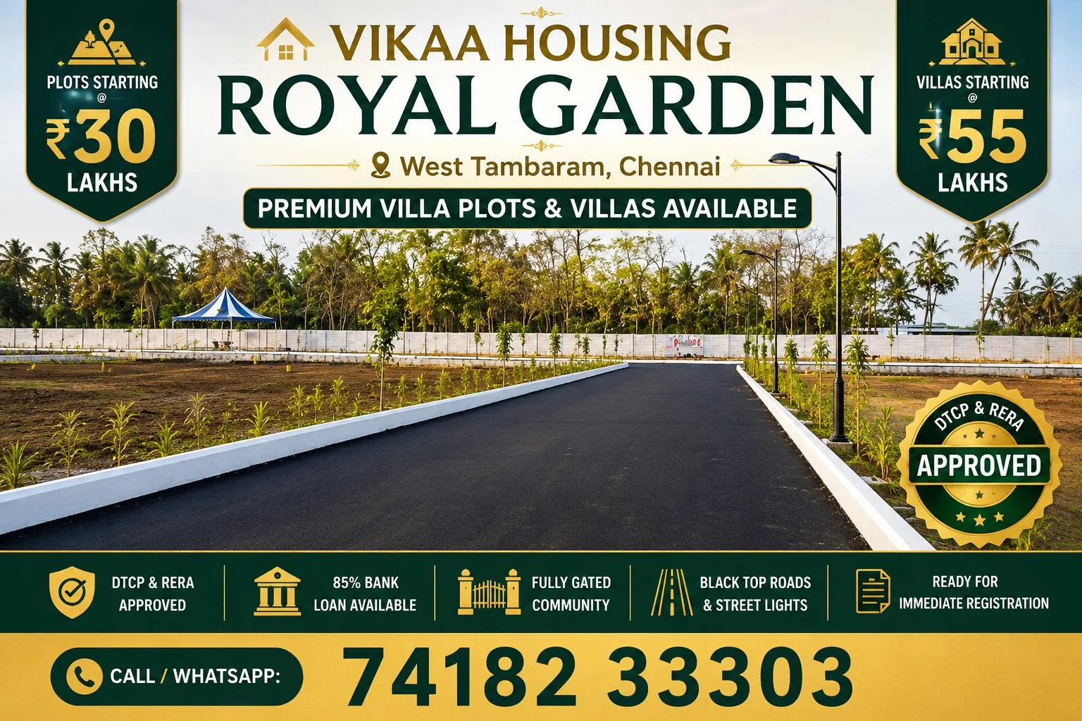premium plots for sale chennai