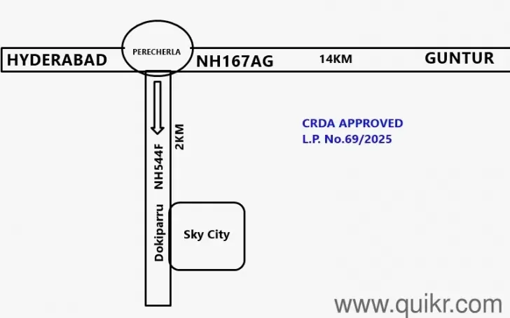 Plot For Sale In Guntur|Sky city By Elite Infra|