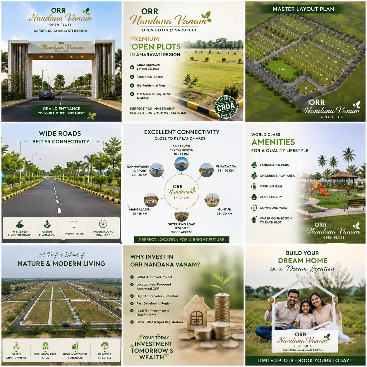 Premium CRDA Approved Open Plots in Amaravati 3