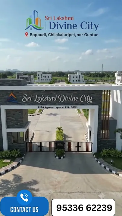 Open Plots for sale in Boppudi, Plots for Sale in Chilakaluripeta.