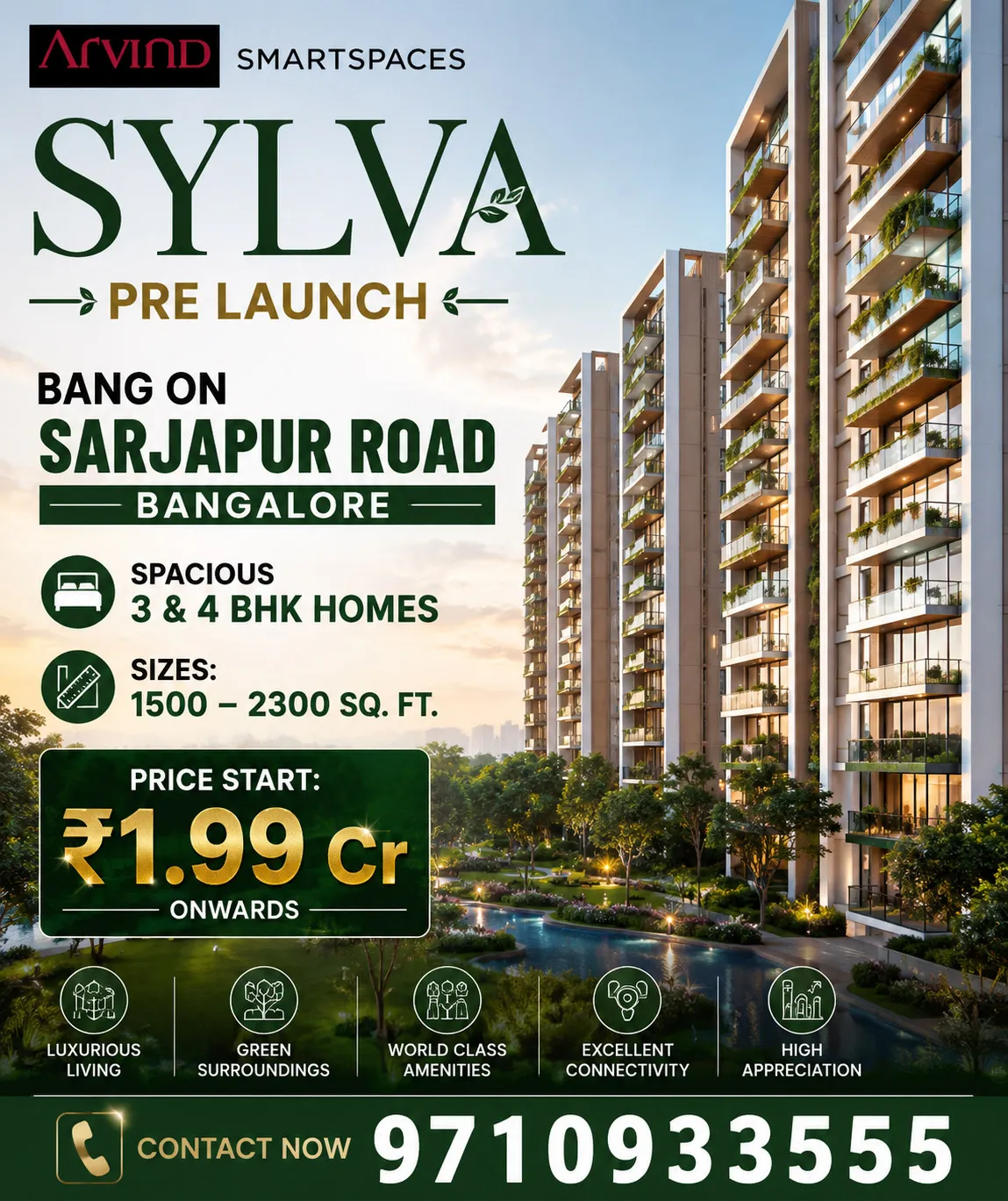 Arvind Sylva Bangalore Possession Timeline & Project Details