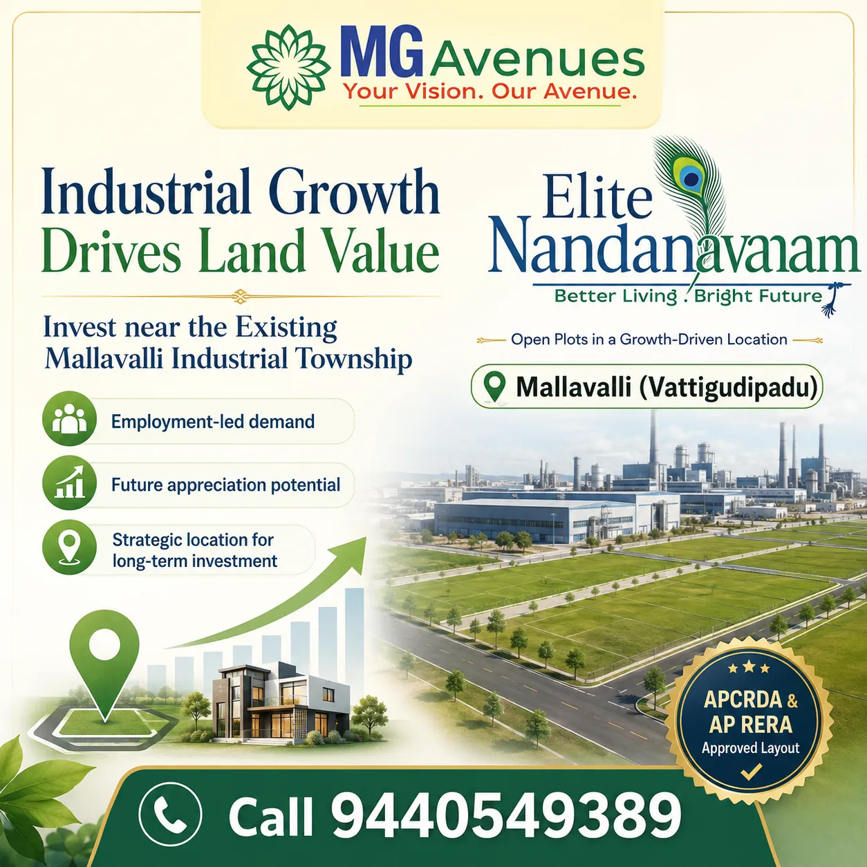 Open Plots For Sale In Mallavalli