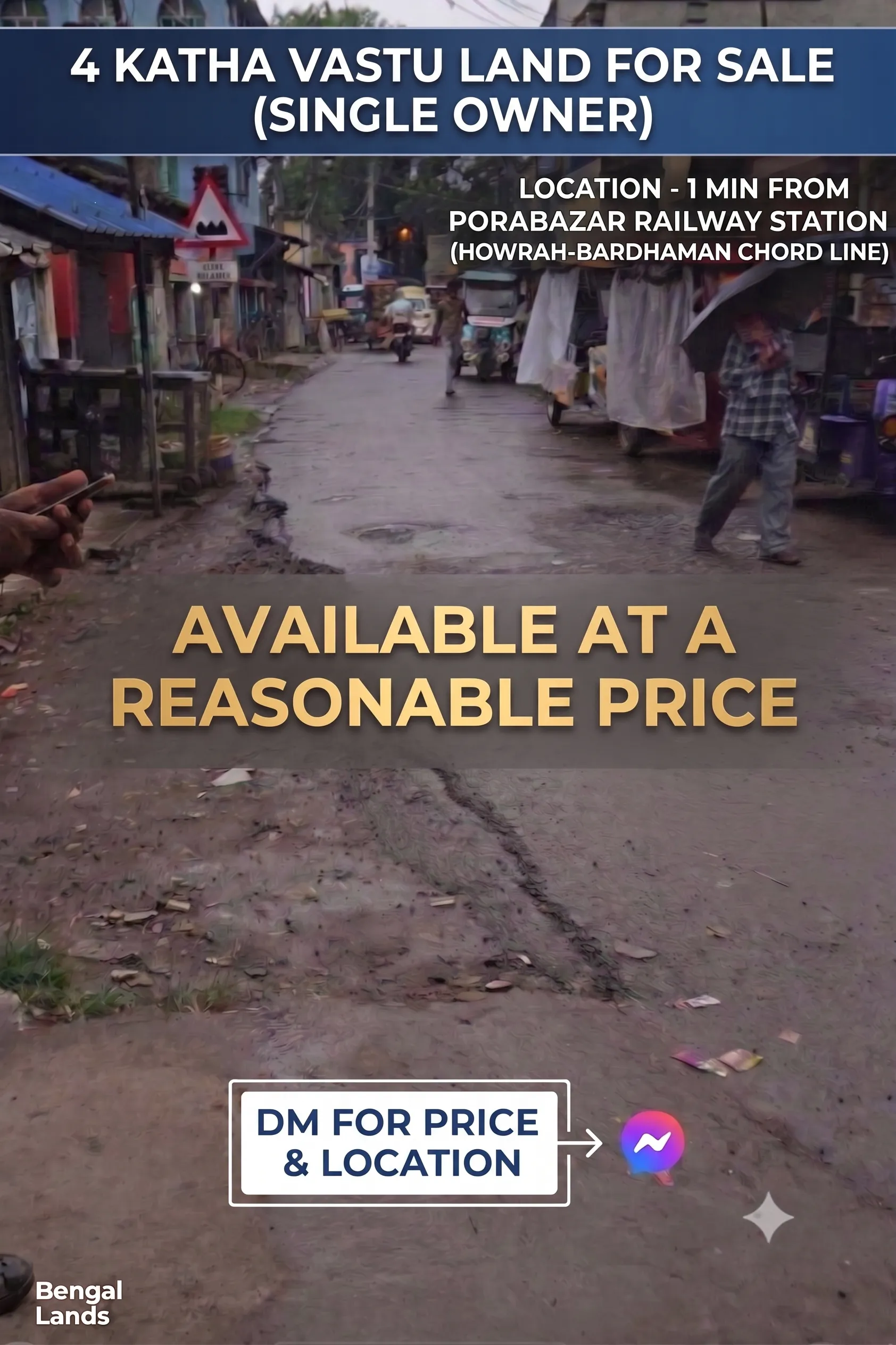 4 Katha Vastu Land for Sale