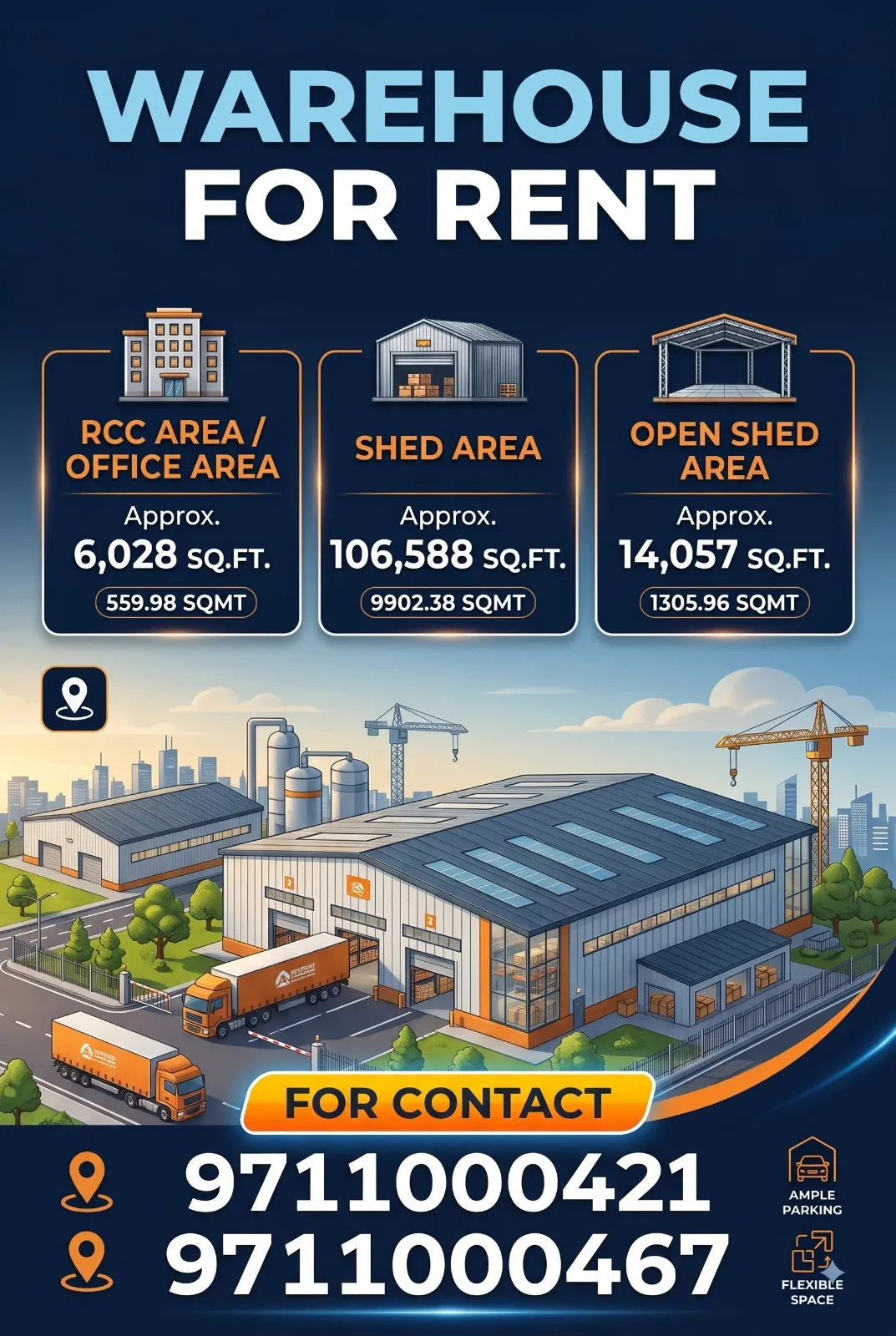 Warehouse for Rent – Passina Kalan, Panipat, Haryana