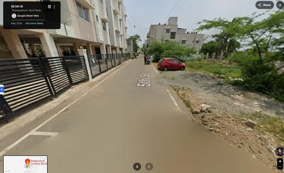 East facing plot in Thoraipakkam omr road,direct sale by owner 2