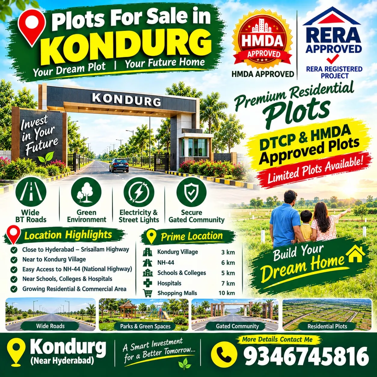 Plots for Sale in Kondurg