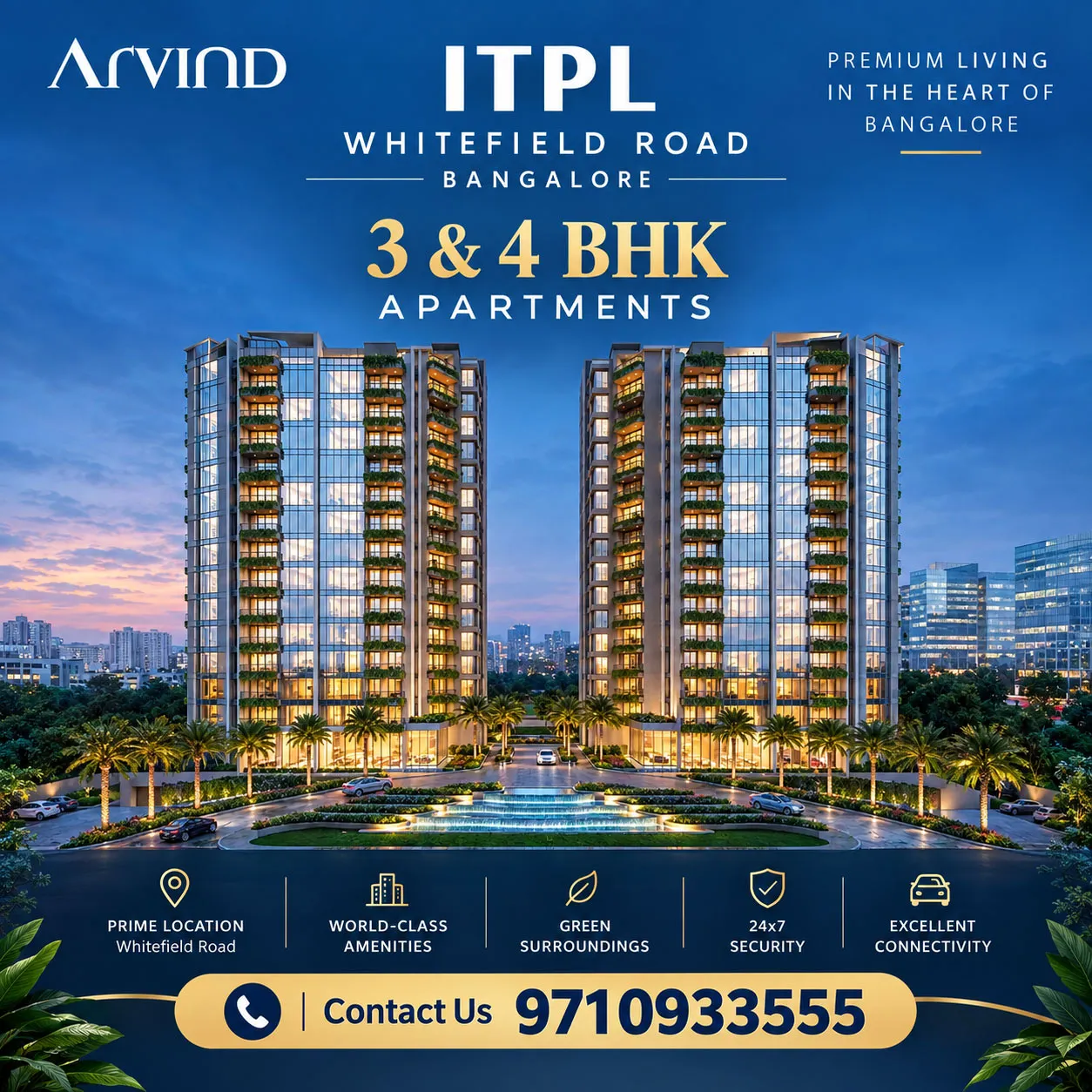 Arvind ITPL Premium Residences in Whitefield Bangalore 2