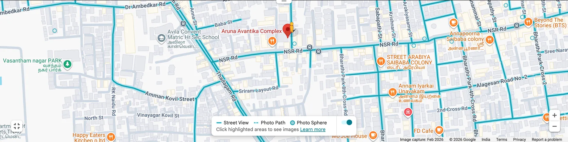 Newly Constructed Commercial Property for Rent – NSR Road, Saibaba Colony 2