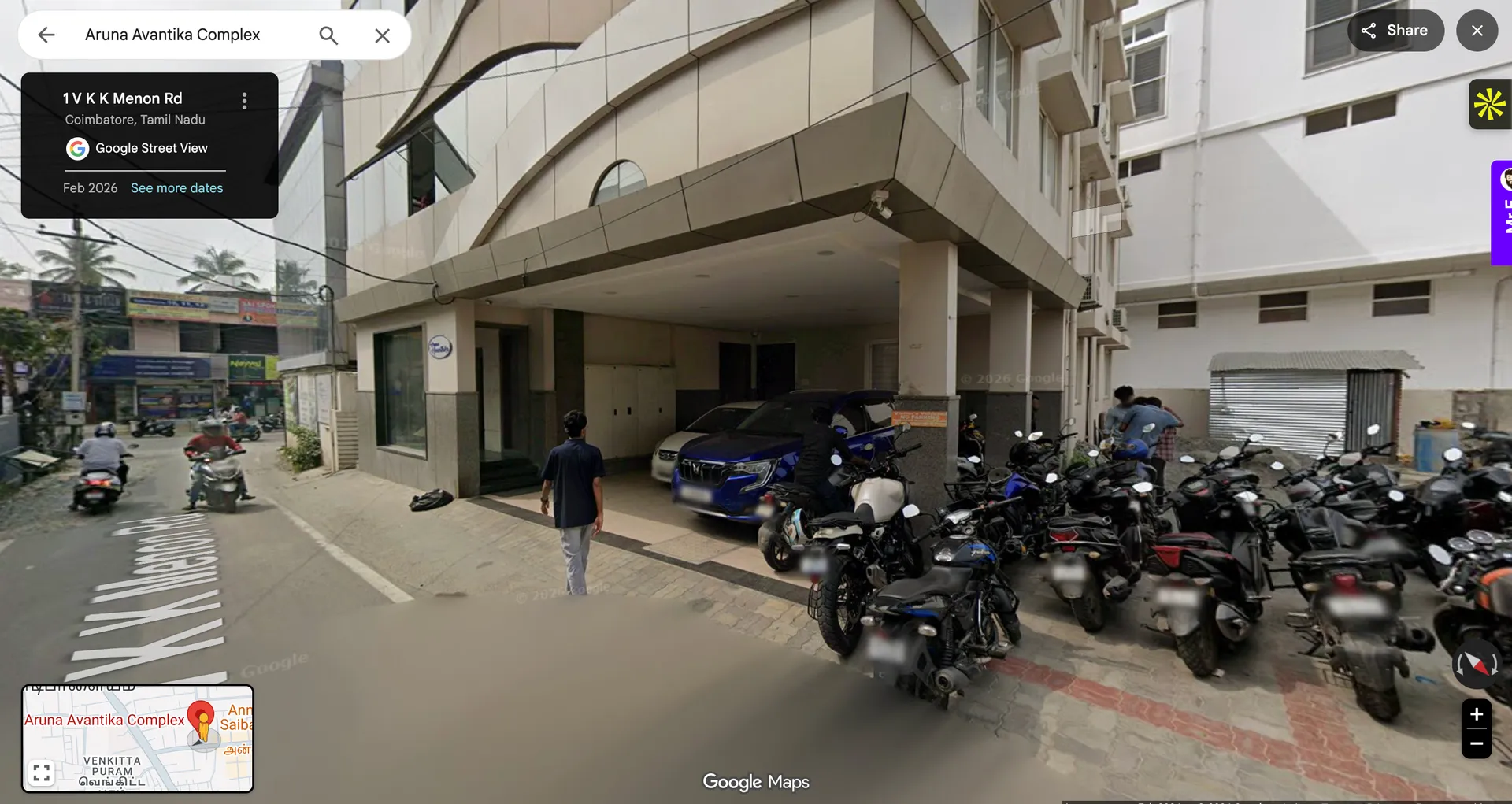Newly Constructed Commercial Property for Rent – NSR Road, Saibaba Colony 3