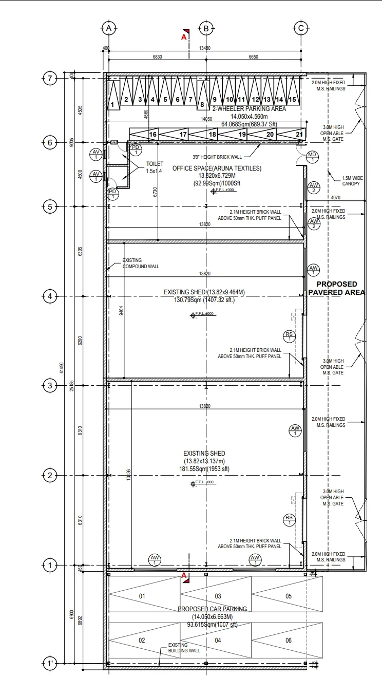  Newly Constructed Commercial Property for Rent – NSR Road, Saibaba Colony 3