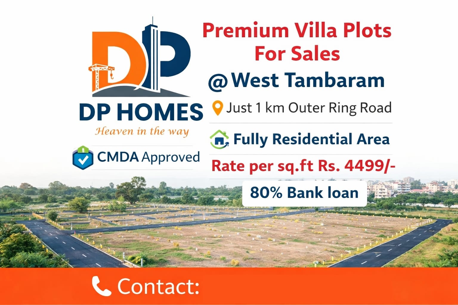 Premium Villa Plot Sales at West Tambaram 2