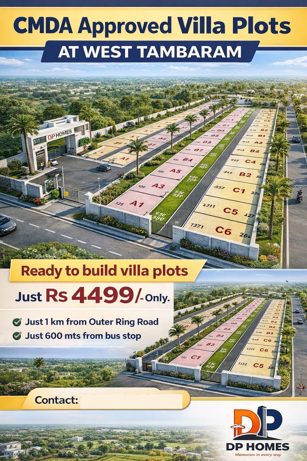 Premium Villa Plot Sales at West Tambaram